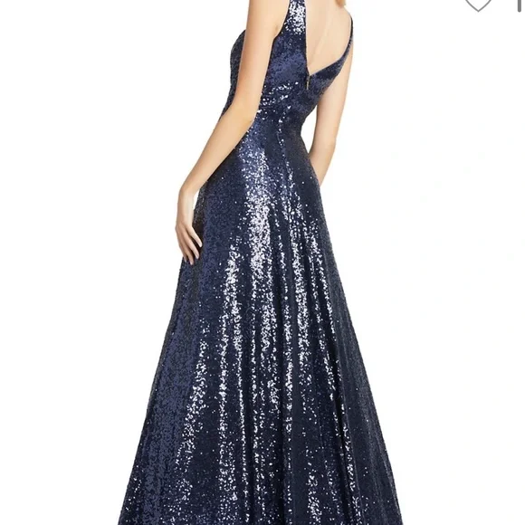 Mac Duggal Sequin Ball Gown - Picture 2 of 6